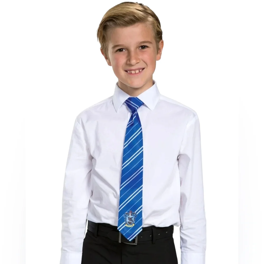 HARRY POTTER Hogwarts House Ravenclaw Icon Crest Neck Tie